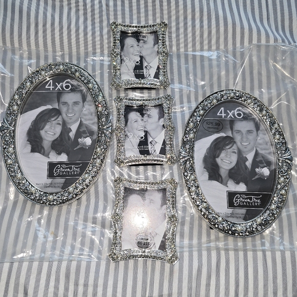 Accents | Rhinestone Photo Frame Set | Poshmark
